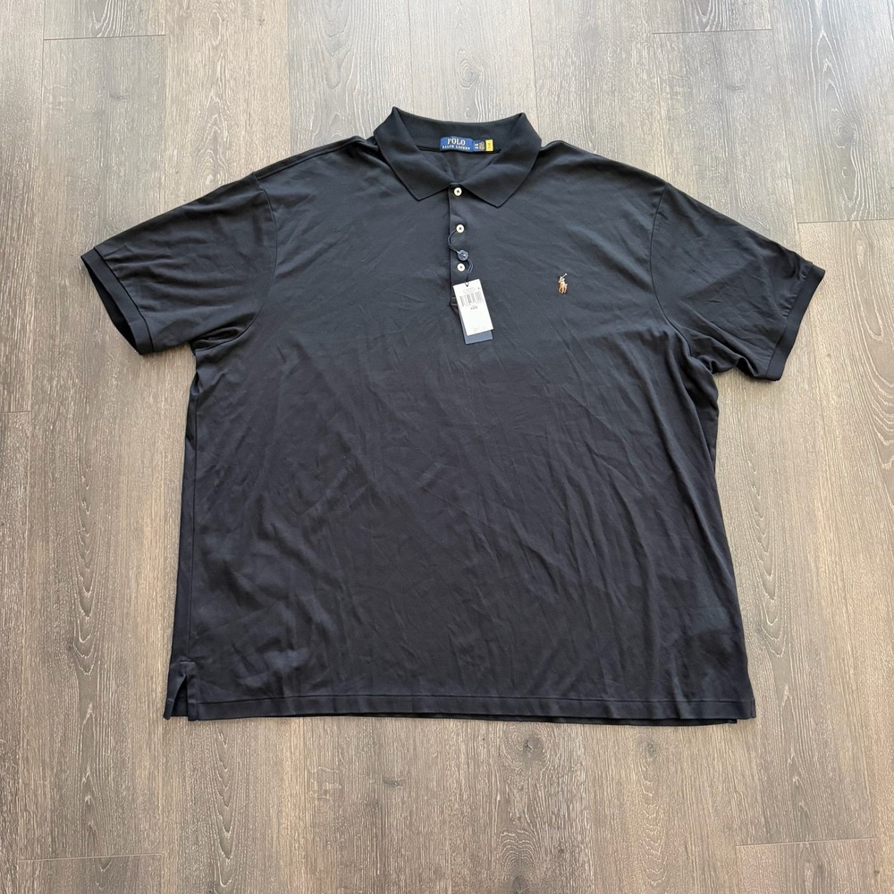 Polo Ralph Lauren NWT Flesh Pony 4XB Big Black Polo Golf Preppy Old Money